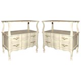 Pair French Style Bedside Tables