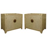 Pair of Henredon Two Door Cabinets