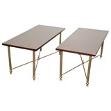 Pair of low side tables by Maison Baguès