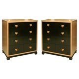 Pair of American chests of drawers