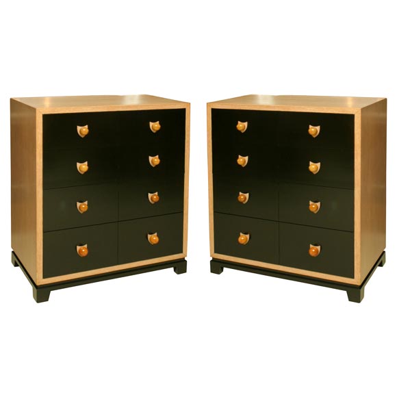 Pair of American chests of drawers