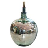 Large Mercury Glass Table  Lamp