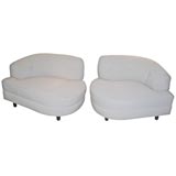 Pair of Free Form Love Seats/ Chairs