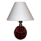 Red Murano Vanity Lamp