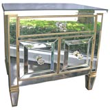 Pair of mirrored nite stands, circa 1950