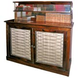 Antique Regency Rosewood Chiffonier with Grill Doors
