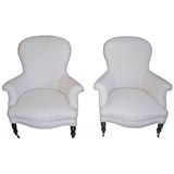 Pair of Napoleon III Armchairs