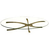Mangematin and Bruny bronze low table