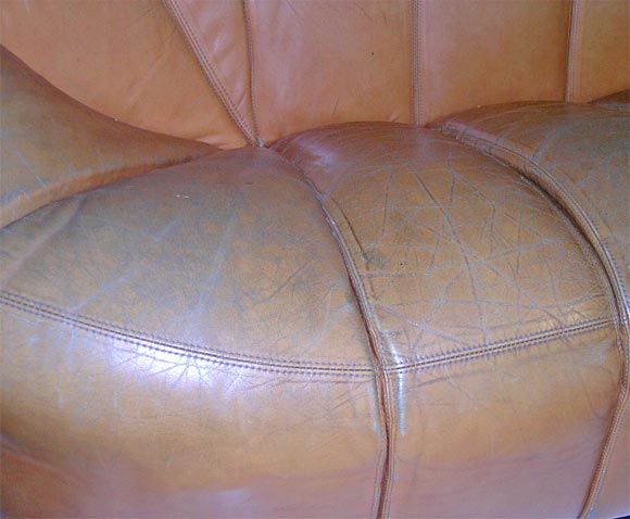 Leder-Sofa von Pierre Paulin Elysee (Französisch) im Angebot