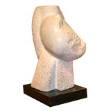 Hand-worked Marble Sculpture "Venus" by Enid Schwarzbaum