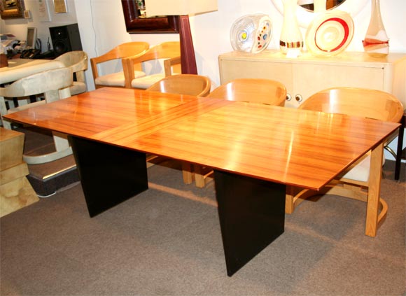 Exceptional Dining Table with Tawi Top by Edward Wormley