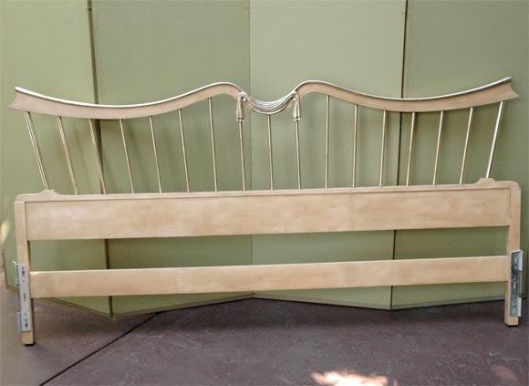 A Glamorous Hollywood Regency King Bed