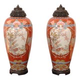 A Large and Impressive Pair of Palace Urns