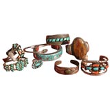 Collection of Navaho Silver Jewelry