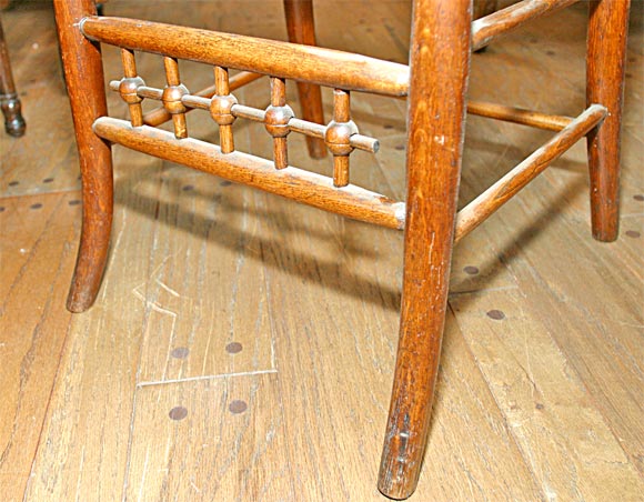 American Pair of stick and ball Heywood Wakefield side chairs