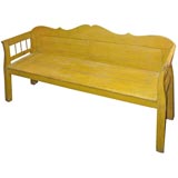 Continental Country Mustard Bench