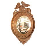 Vintage Large Convex Fisheye Mirror