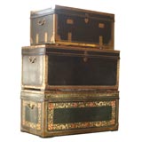 Antique Chinese Export Camphor Wood Trunks