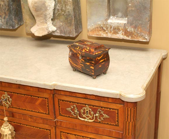 Tortoiseshell Tea Caddy