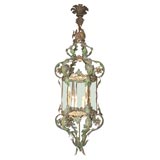 Venetian Rococo Tole Painted Lantern