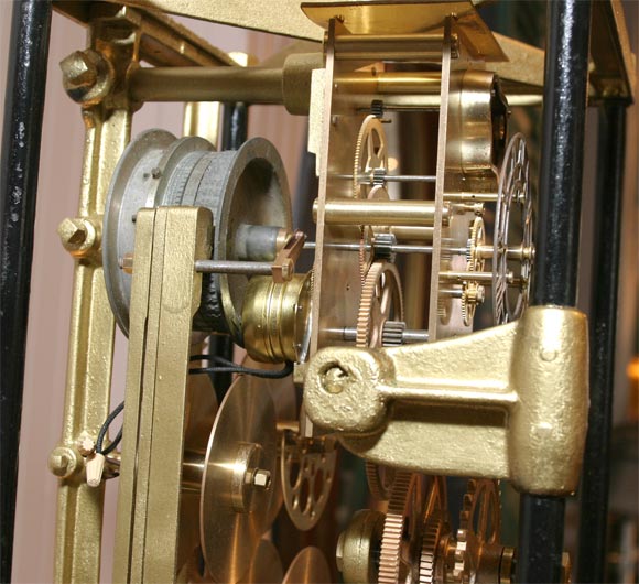 Brass water clock & cover