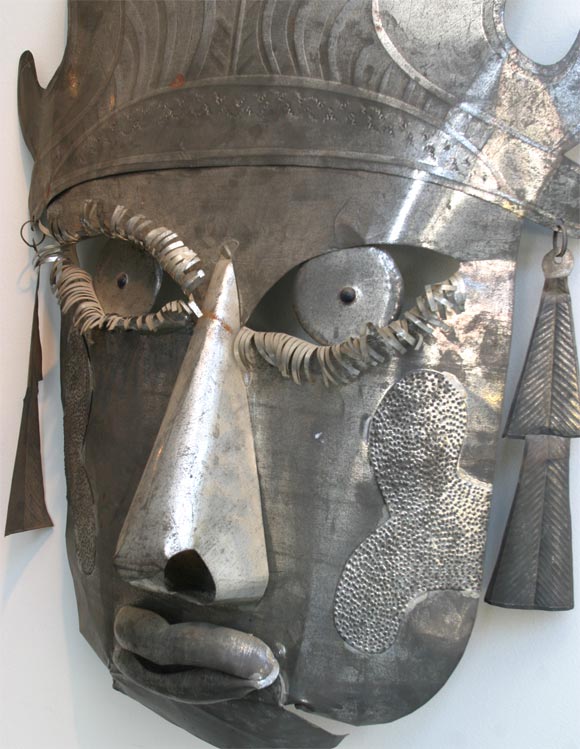 Tin Mexican Mask