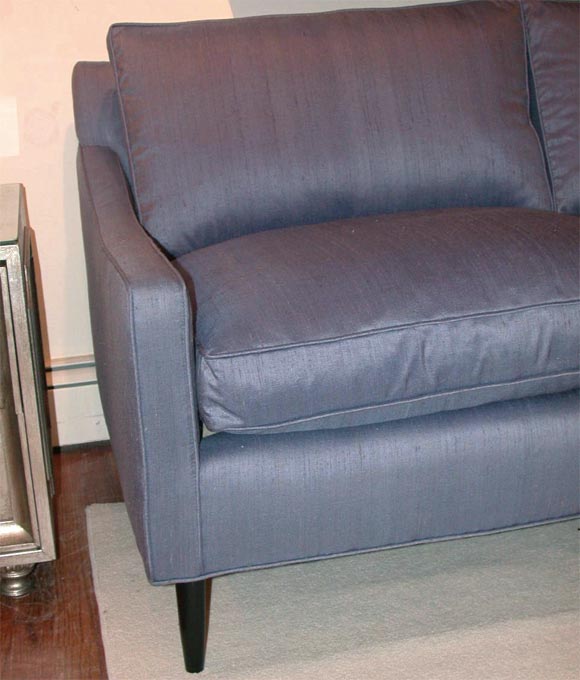 American ELEGANT SILK UPHOLSTERED SOFA