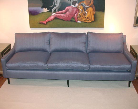 Silk ELEGANT SILK UPHOLSTERED SOFA