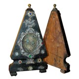 Antique Pair of Italian Ebonized Reliquaries