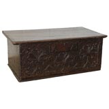 Antique Carved Bible Box