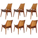 Set Of Six Glenn Of CA Dining Chairs