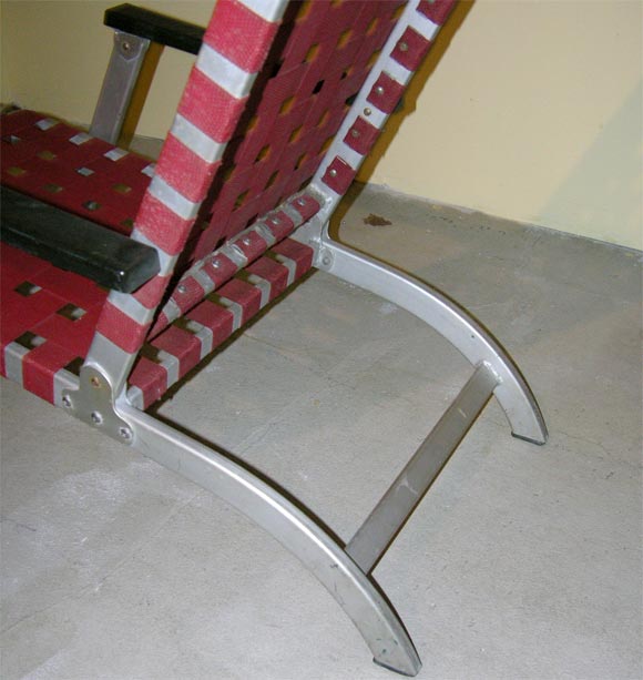 Aluminium Original S.S. États-Unis Chaise longue