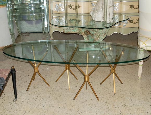 Brass Surfboard Table