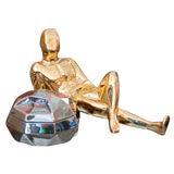 Reclining Cubist Male with Lidded Box