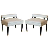 Pair of Hollywood Regency Benches