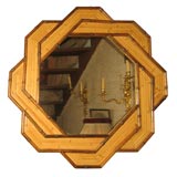 Mirror with Bamboo Frame
