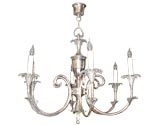 Silverplated French Chandelier