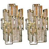 Vintage Pair of Large and Impressive Icicle Sconces