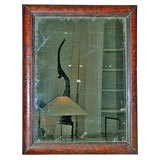 Antique 18th Century French walnut mirror