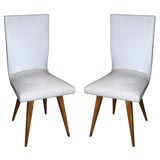 RARE Set of 6 Dining Chairs with Splayed Legs by Vladimir Kagan