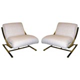 Pair of ZETA lounge chairs by Paul Tuttle