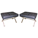 French Fifties Black Stools
