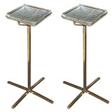 Fifties French Glass Sidetables