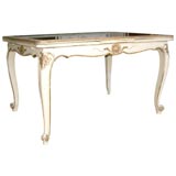 French 40
s Eglomise and painted Loius XV style table