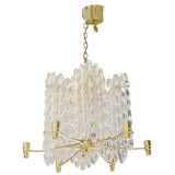 Vintage Orrefors crystal chandelier