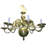 Flemish bronze chandelier