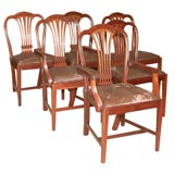 Set of 6 Hepplewhite Chairs