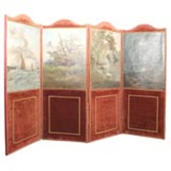 Barbizon School Painted Screen 2