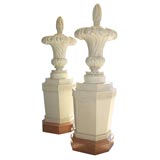 An Enormous Pair of Finials by Dorothy Draper