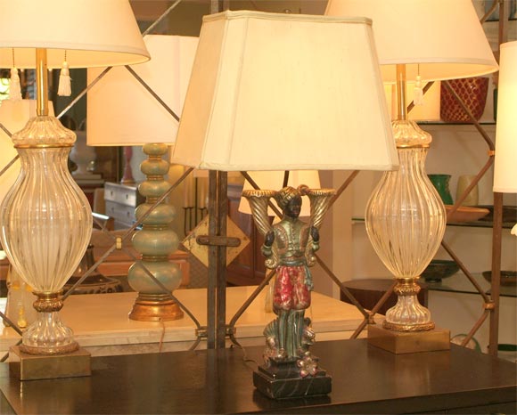 Blackamoor Table Lamp